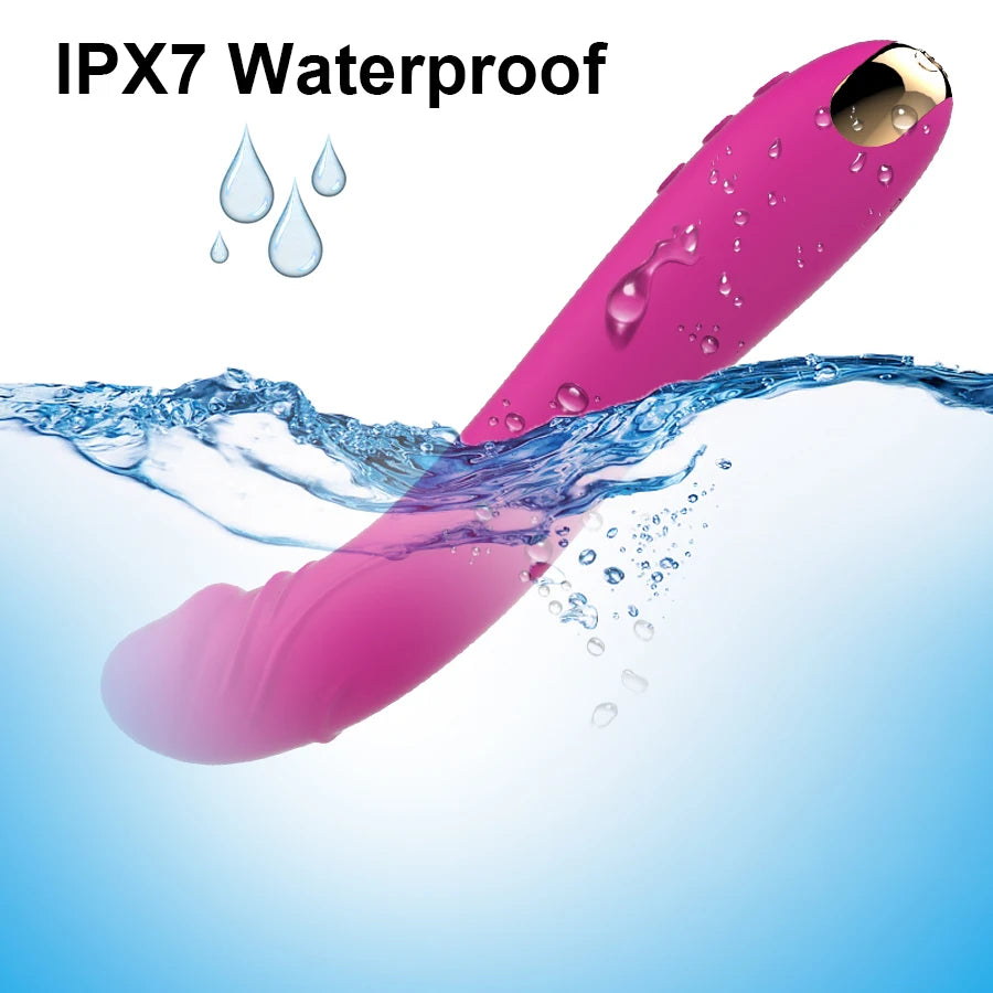 FLXUR Lengthened Dildo Vibrator for Women Vagina Clitoris Massarger Erotic Toys Soft Skin Feeling Sex Products for Adults