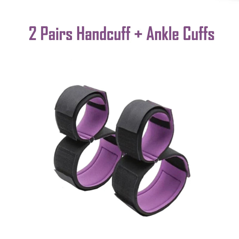 BDSM Restraints for Fun SM Handcuffs Sexual Position Sex Ultimate Cuffs Adult Sex Toy Bondage Woman Hand Ankle Cuffs Shackles
