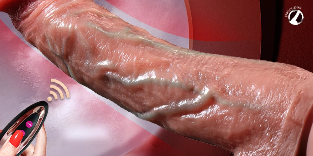 Realistic Dildo - Heating & Vibrating