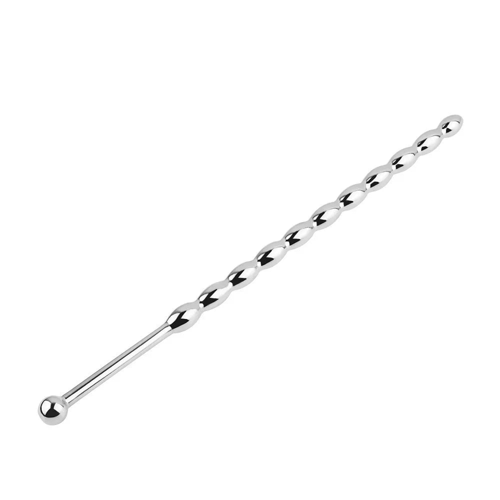 6/8mm Stainless Steel Penis Plug Uretral Stimulator Urethral Sounding Beads Penis Massage Wand Sex Toys for Men