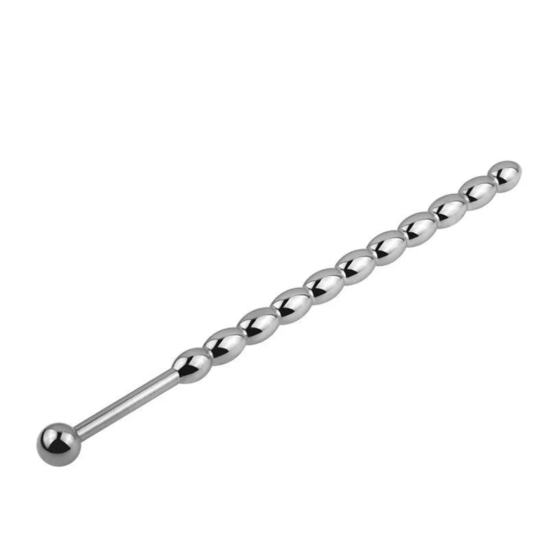 6/8mm Stainless Steel Penis Plug Uretral Stimulator Urethral Sounding Beads Penis Massage Wand Sex Toys for Men