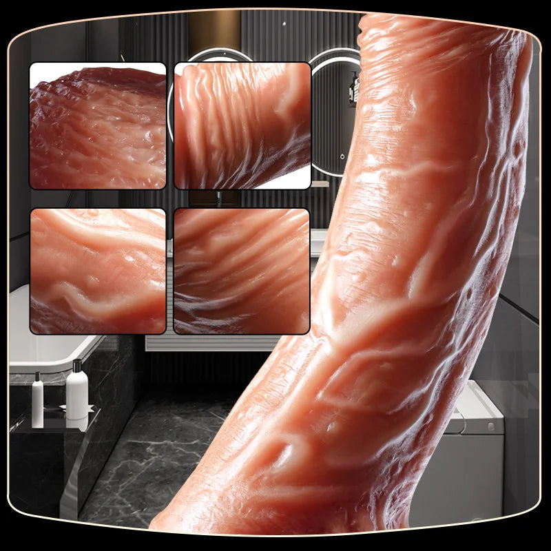 Realistic Dildo - Heating & Vibrating