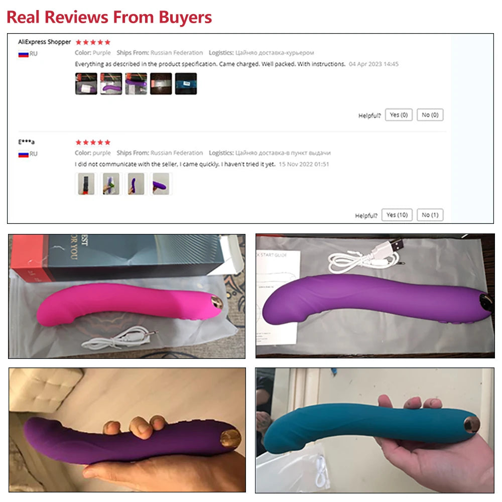 FLXUR Lengthened Dildo Vibrator for Women Vagina Clitoris Massarger Erotic Toys Soft Skin Feeling Sex Products for Adults