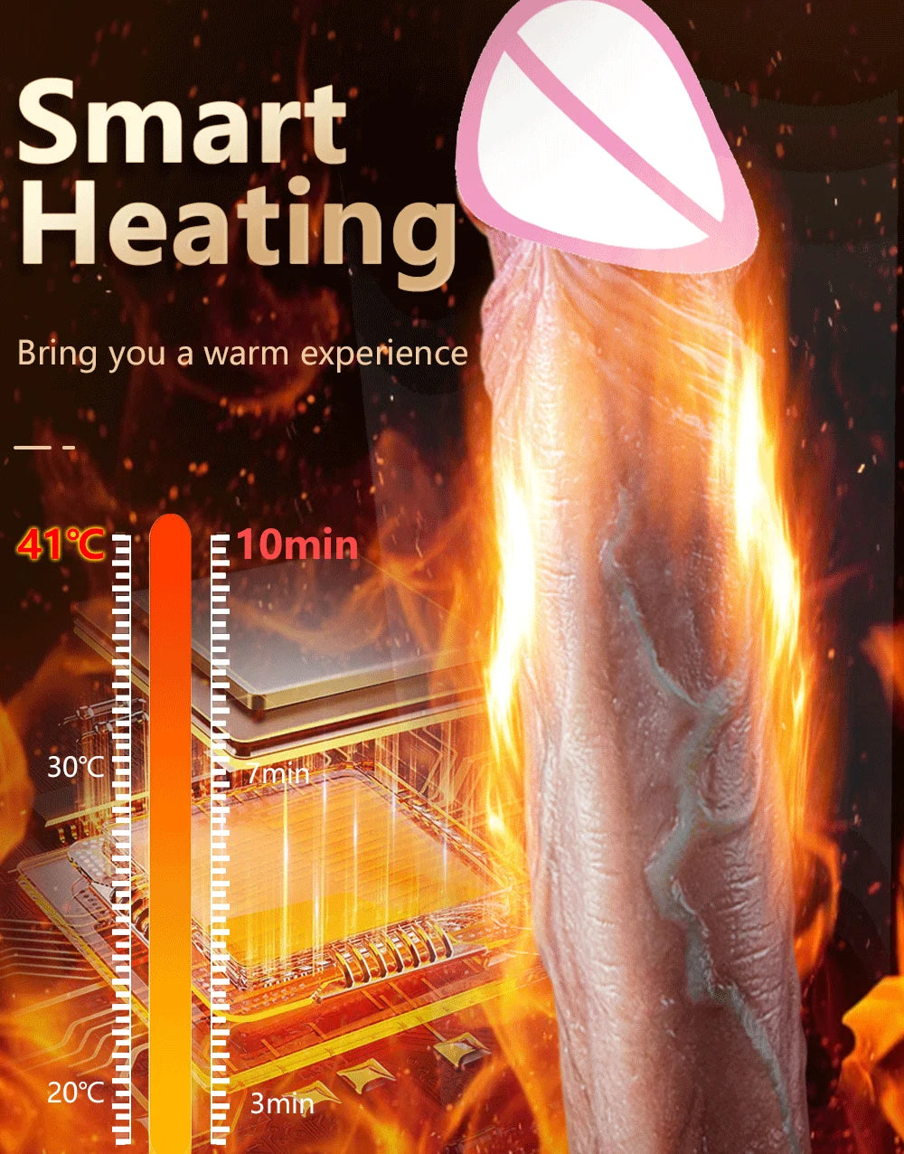 Big Dildo Vibrator Rechargeable Penis Artificial Telescopic Swing Heating Remote Control Vibrators For Women Silicone Dildos